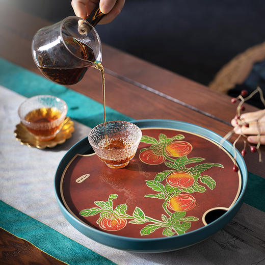 朱炳仁·铜 精铜 事事如意铜茶盘 新品非遗家居茶道用具湿泡台 商品图2