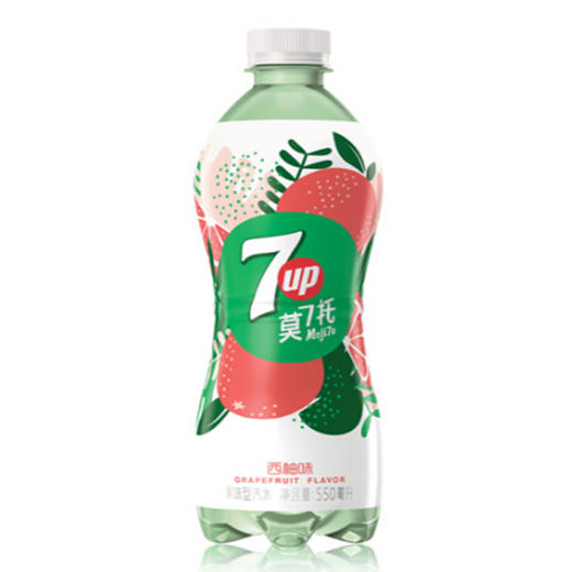 七喜 莫7拖 西柚味 550ml