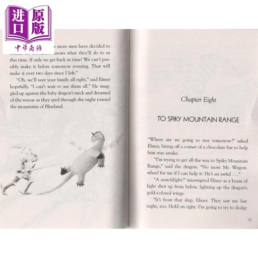 【中商原版】我爸爸的小飞龙三部曲 小飞龙的家 My Father Dragon 纽伯瑞 儿童小初文学章节书小说 英语阅读 英文原版 7-12岁 商品图3
