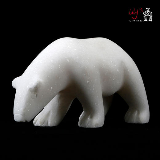 汉白玉北极熊 商品图4