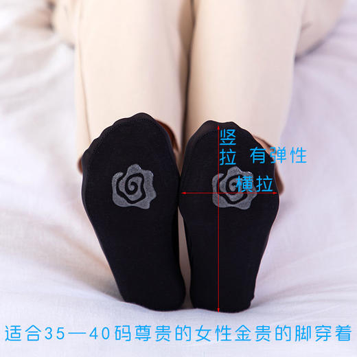 【5/10双】船袜女超薄隐形袜糖果冰丝袜硅胶防滑防臭透气舒适 商品图4