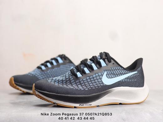 耐克 Nike Zoom Pegasus 37 登月37代 针眼网纱透气缓震疾速跑鞋白深灰白黄白绿黑绿白银深灰浅蓝黑蓝黑白 商品图2