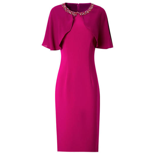 FMY-F20CL29694名媛新款赫本风中长过膝开叉显瘦连衣裙 商品图5