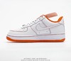 耐克Nike Air Force 1 Low"Rucker Park"空军一号经典低帮百搭休闲运动板鞋“皮白橙” 商品缩略图0