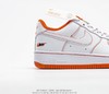 耐克Nike Air Force 1 Low"Rucker Park"空军一号经典低帮百搭休闲运动板鞋“皮白橙” 商品缩略图7