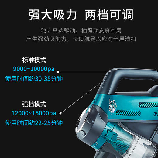 曼容豪世无线充电吸尘器家用强力大功率小型手持式家务清洁吸尘器 商品图1