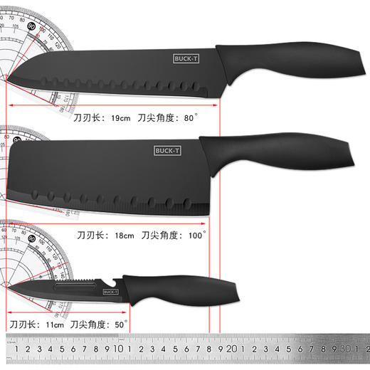 精于细节出好刀  坚固锋利厨房用具 多件套装全套。 商品图3