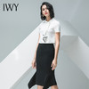 IWY/白色短袖衬衫黑色半裙套装B10236+S10243 商品缩略图7