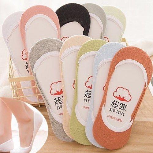【棉袜5双】袜子女船袜女隐形浅口短袜糖果色百搭学生袜豆豆袜 商品图5