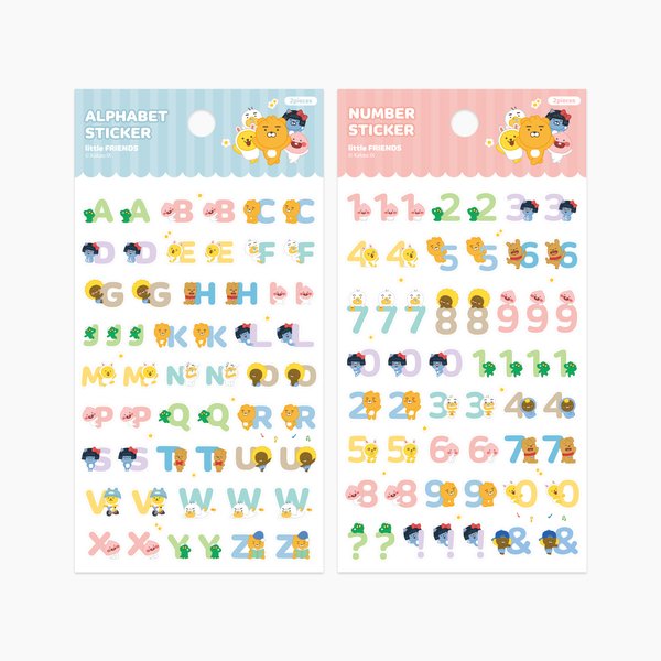 Kakao小朋友字母贴纸JPY带授权招加盟代理