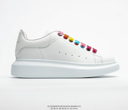 亚历山大·麦昆Alexander McQueen Sole Leather Sneakers低帮时装厚底休闲运动小白鞋 商品图1