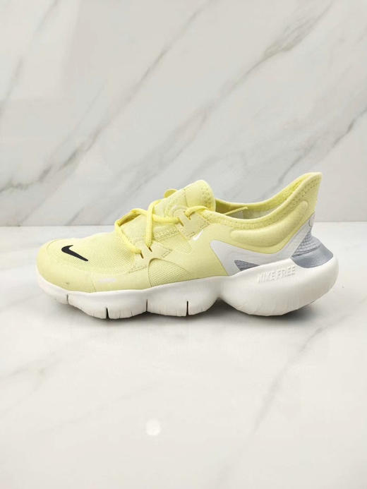 Nike Free 5耐克新款赤足男子 女子轻便透气运动跑步鞋白粉 白红 灰紫 黄 黑 浅灰 浅紫 商品图3