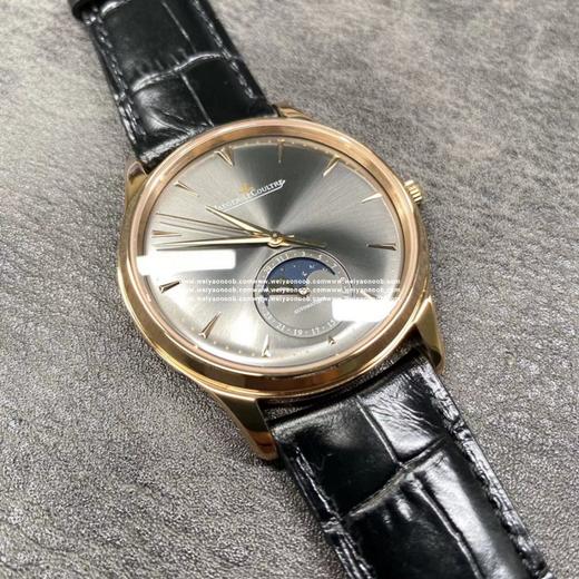 积家月相大师系列！真正的一体机芯！全自动机械机芯！告别以往的用9015机芯改的，声音大，单向上发条，售后多的问题！强的副本YL出品！蓝宝石玻璃，银灰色日晖纹表盘，阴阳磨砂指针，真月相功能！出货实拍 商品图7