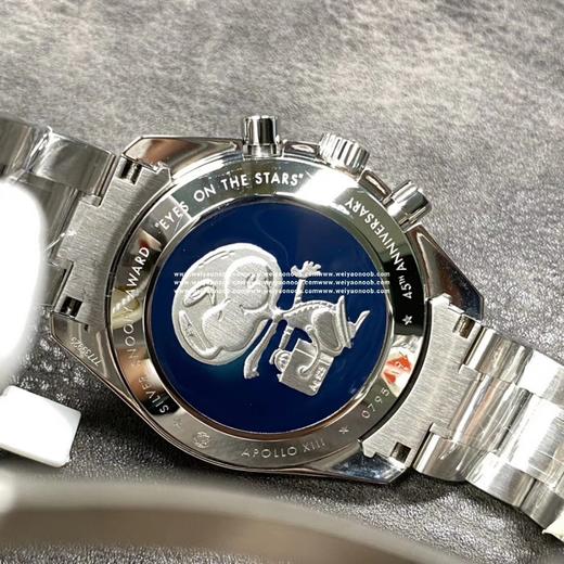 om欧米茄系列史努比限量版。ASIA7750手动机械计时机芯, 41.5毫米直径，表镜材质：耐磨损蓝宝石水晶，防水深度：100米 商品图7