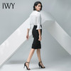 IWY/白色短袖衬衫黑色半裙套装B10234+S10240 商品缩略图10