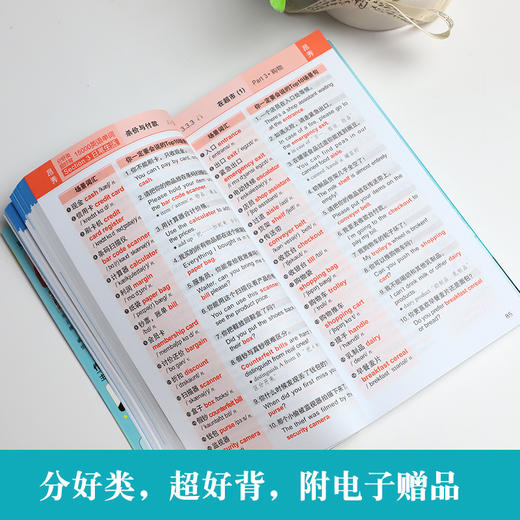 分好类 超好背 15000英语单词 口袋书（便携） 商品图4