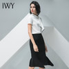 IWY/白色短袖衬衫黑色半裙套装B10236+S10243 商品缩略图6