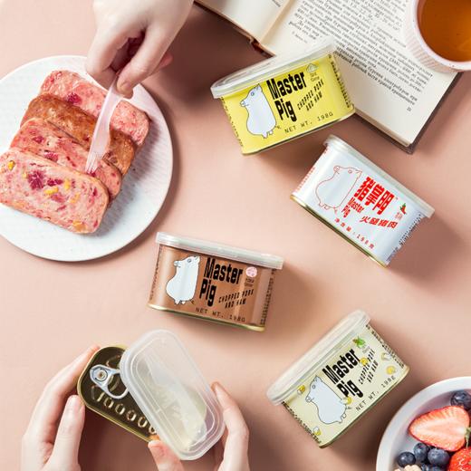 【90%以上肉含量】猪掌门罐头午餐肉 “猪”中豪杰  Q弹饱满  高精瘦肉 优质食材 0香精0色素 商品图5