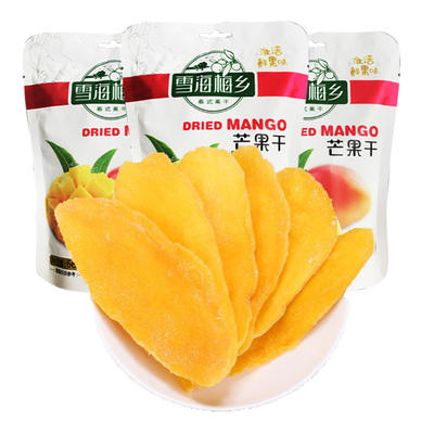 雪海梅乡芒果干蜜饯果脯果干办公室零食休闲食品66g5