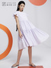 AtelierMissLu—浅熏紫荷花袖蛋糕裙/0000615 商品缩略图0