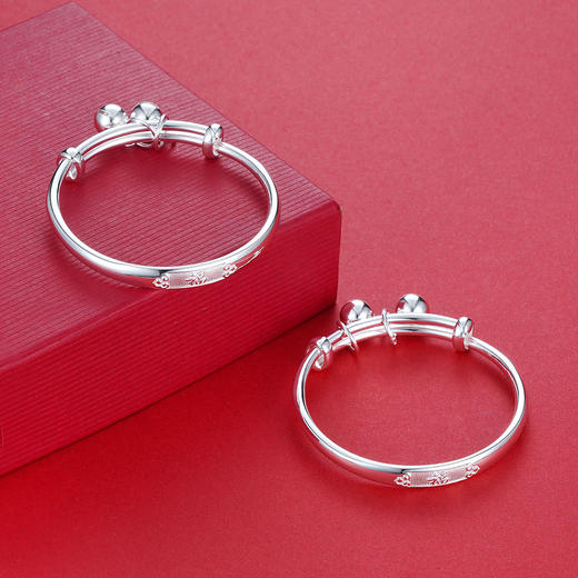 子佩集S999银福字童镯【A082002】205 商品图2