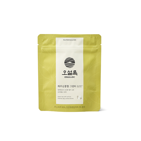 济州兰花花绿茶35克（叶茶） osulloc济州茶博物馆green teaJPY带授权招加盟代理