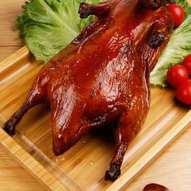 【真空熟食酱鸭板鸭600g】北京烤鸭老字号零食酱板烤鸭开袋即食下酒菜