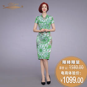 【特惠】YIQU|“传承”连身裙（春意绿）PT