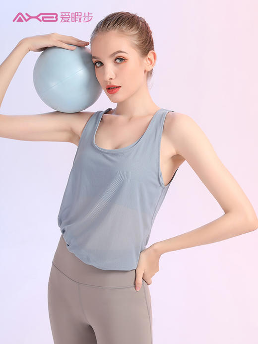 2022夏季新品轻薄网纱罩衫假两件A0128N 商品图2