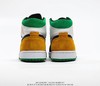 耐克NIKE Air Jordan 1 Mid BQ6931-101“Nylon”黄绿尼龙 AJ1休闲时尚百搭舒适板鞋 商品缩略图5