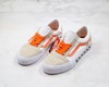 万斯 Vans 米白橘色 棋盘格子 限定配色 新款出货， Vans Old Skool PRO低帮街头滑板鞋  🌵Size：35--44 商品缩略图0