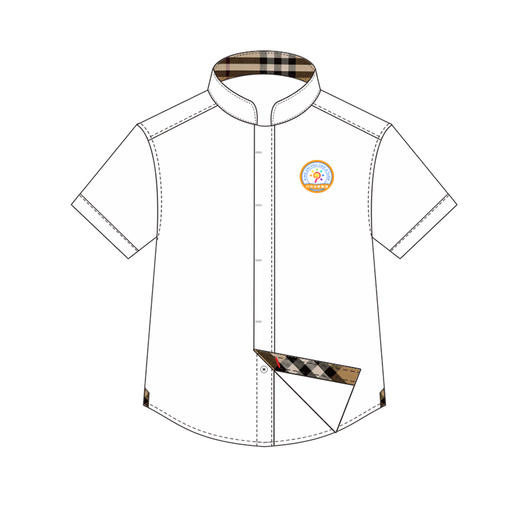 行知幼儿园—短袖衬衫 - 校服1号店