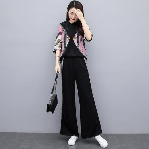 HT-GD-355-6837-6816新款气质女神范减龄两件套 商品图1