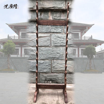 花梨木剑架 宝剑架 刀剑架唐刀剑架子 龙泉沈广隆刀剑架 多层剑架 商品图4