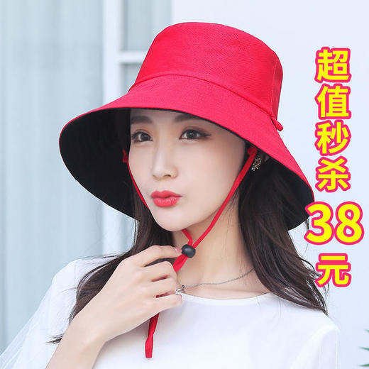 CGZM新款遮阳双面沙滩帽 商品图2