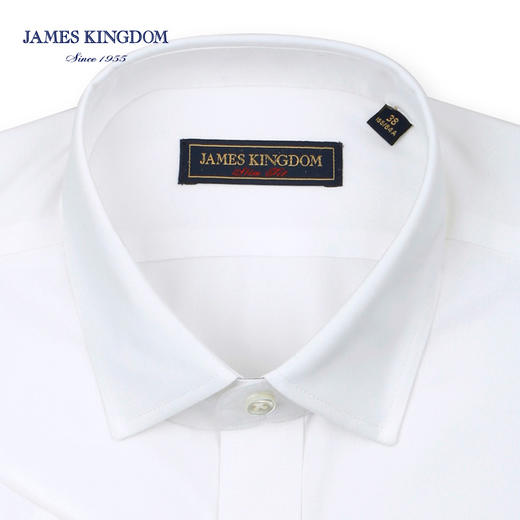 Jameskingdom占姆士男士DP免烫短袖商务修身衬衫BA2L7C09225 商品图1