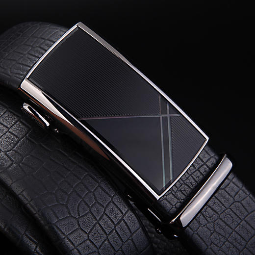 BL-GZC-083-新款纯牛皮男士自动扣皮带男款真皮商务腰带ZXH 商品图1