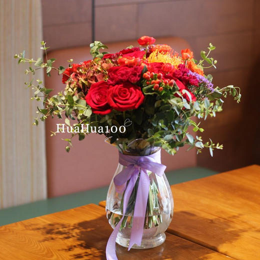 烈焰丨简装花束/瓶花（提前3天预定） 商品图1