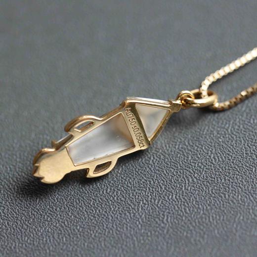 玻璃种翡翠宇宙飞船18k黄金钻石蓝宝石镶嵌 商品图7