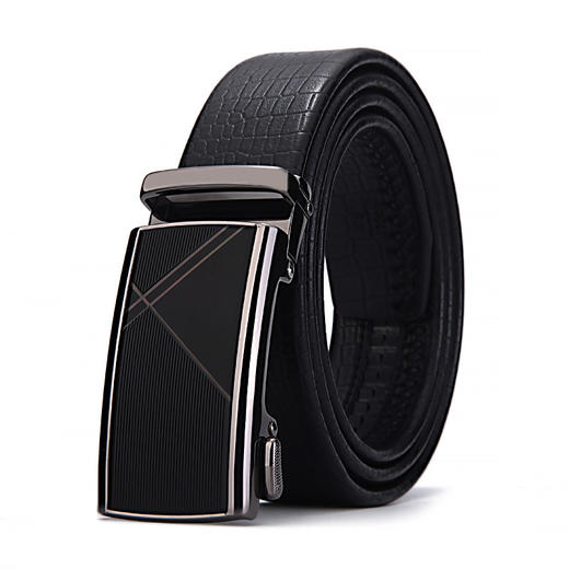 BL-GZC-083-新款纯牛皮男士自动扣皮带男款真皮商务腰带ZXH 商品图4