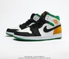 耐克NIKE Air Jordan 1 Mid BQ6931-101“Nylon”黄绿尼龙 AJ1休闲时尚百搭舒适板鞋 商品缩略图4