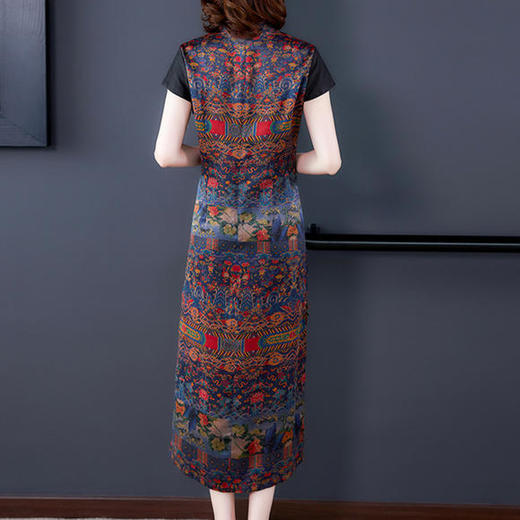 AHM-ddfs1163新款时尚气质优雅复古连衣裙 商品图2