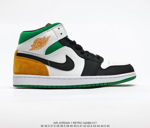 耐克NIKE Air Jordan 1 Mid BQ6931-101“Nylon”黄绿尼龙 AJ1休闲时尚百搭舒适板鞋 商品图1