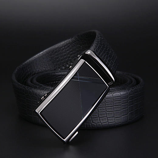 BL-GZC-083-新款纯牛皮男士自动扣皮带男款真皮商务腰带ZXH 商品图3