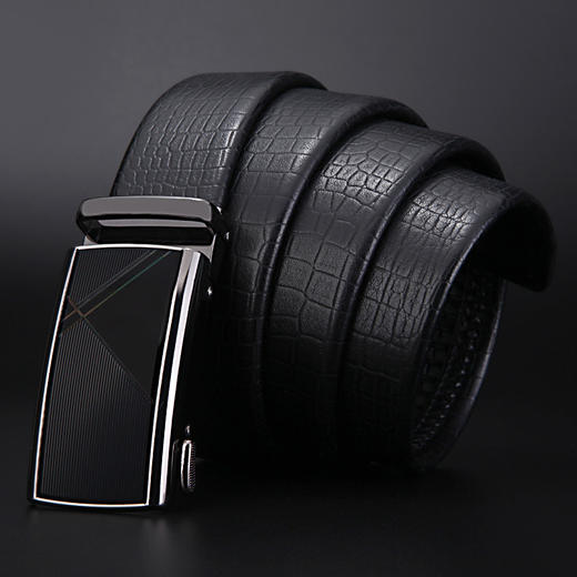 BL-GZC-083-新款纯牛皮男士自动扣皮带男款真皮商务腰带ZXH 商品图2