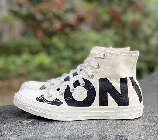 匡威Converse All Star 字母LOGO印花高帮帆布鞋 颜色：红字母 黑字母 型号：159532C 尺码：35--44 商品图1