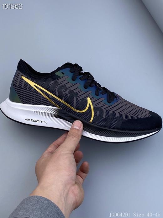 Nike Zoom Pegasus Turbo 2 Rise 耐克 登月2代 Logo印花 针织透气面 时尚休闲跑步鞋 商品图3