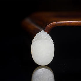 新疆和田玉籽料云纹无事牌