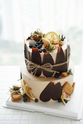 森系巧克力蛋糕