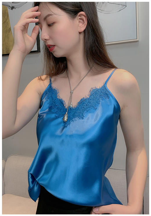 【新人礼品】非新人勿拍J201G4222C颈袖添香2020夏季新款时尚OL吊带显瘦装修身女士吊带J201G4222C 商品图8